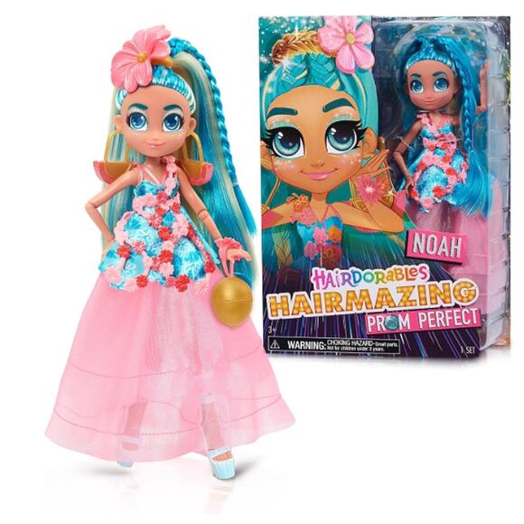 Noah Hairdorables Hairmazing Prom Perfect Fashion Doll & Accessories New In Box - Picture 1 of 3
